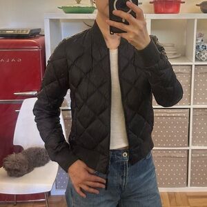 Uniqlo Black Quilted Puffer Jacket